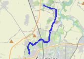 Trasa z dnia 2018-07-08 15:46 - mapa trasy gps - rower trekkingowy