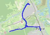 Trasa z dnia 2018-07-08 20:53 - mapa trasy gps - rower górski