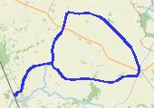 Trasa z dnia 2018-07-08 16:53 - mapa trasy gps - rower trekkingowy