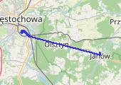 Trasa z dnia 2018-07-09 07:40 - mapa trasy gps - rower szosowy