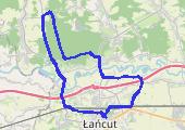 Trasa z dnia 2018-07-12 20:12 - mapa trasy gps - rower trekkingowy