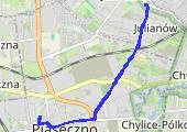 Trasa z dnia 2018-07-13 05:44 - mapa trasy gps - rower górski