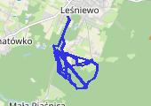 MnO 'Bagno' - mapa trasy gps - wędrówka