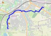 Trasa z dnia 2018-07-13 12:45 - mapa trasy gps - rower górski