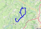 Trasa z dnia 2018-07-13 13:02 - mapa trasy gps - rower górski