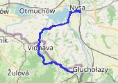 Trasa z dnia 2018-07-07 19:42 - mapa trasy gps - rower górski