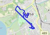 Trasa z dnia 2018-06-27 20:43 - mapa trasy gps - rower górski