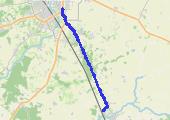 Trasa z dnia 2018-07-11 18:02 - mapa trasy gps - rower trekkingowy