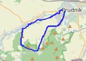 Trupina - mapa trasy gps - rower górski
