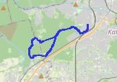 Trasa z dnia 2018-07-14 18:42 - mapa trasy gps - rower górski