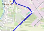 spacer - mapa trasy gps - spacer