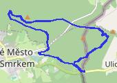Góry Izerskie - Świeradów Zdrój 2018-07-14 - mapa trasy gps - rower górski