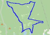 szlak Radusz - mapa trasy gps - rower górski