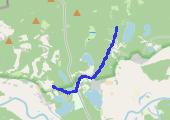 od Radusza - mapa trasy gps - rower górski