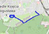 Bieżnia - mapa trasy gps - bieganie