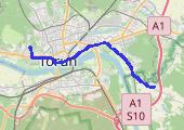 Trasa z dnia 2018-07-03 07:43 - mapa trasy gps - rower górski