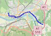 Trasa z dnia 2018-07-04 07:36 - mapa trasy gps - rower górski
