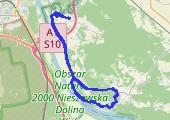 Trasa z dnia 2018-07-05 20:27 - mapa trasy gps - rower górski