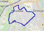 8km po mieście - mapa trasy gps - bieganie