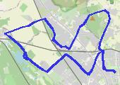 Trasa z dnia 2018-07-21 19:42 - mapa trasy gps - rower trekkingowy