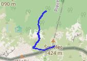 Trasa z dnia 2018-07-22 13:21 - mapa trasy gps - wędrówka