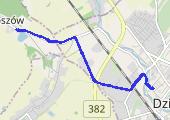 Trasa z dnia 2018-07-22 19:14 - mapa trasy gps - marsz