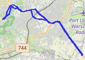 Trasa z dnia 2018-07-23 20:24 - mapa trasy gps - rower górski