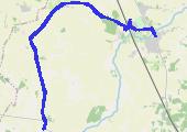 Trasa z dnia 2018-07-17 20:57 - mapa trasy gps - rower trekkingowy