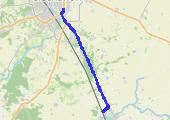 Trasa z dnia 2018-07-18 08:20 - mapa trasy gps - rower trekkingowy
