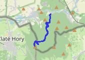 Biskupia Kopa na zachód słońca - mapa trasy gps - marsz