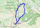 Studzianki pancerne 2018-07-27 16:21 - mapa trasy gps - rower górski