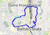 2018-07-23_Marsz_Bielsko - mapa trasy gps - marsz