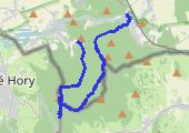 Biskupia Kopa - mapa trasy gps - marsz
