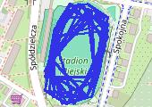 Trasa z dnia 2018-07-30 20:49 - mapa trasy gps - bieganie