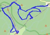 Mały Dziad, Pradziad i Sokół - mapa trasy gps - marsz