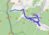 Góry Izerskie - Świeradów Zdrój 2018-07-14 - mapa trasy gps - rower górski