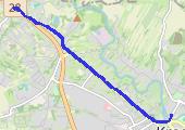 Trasa z dnia 2012-05-11 18:02 - mapa trasy gps - rower miejski