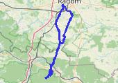 Wąchock i Wykus 2018-08-06 16:57 - mapa trasy gps - rower górski