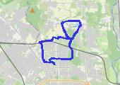 Trasa z dnia 2018-08-12 20:40 - mapa trasy gps - bieganie