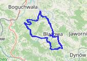 Trasa z dnia 2018-08-01 19:23 - mapa trasy gps - rower szosowy
