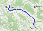 Trasa z dnia 2018-08-16 12:20 - mapa trasy gps - rower szosowy