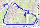 Trasa z dnia 2013-07-10 21:59 - mapa trasy gps - marsz