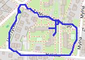 Trasa z dnia 2013-07-10 21:59 - mapa trasy gps - marsz