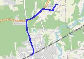 Trasa z dnia 2018-08-19 16:36 - mapa trasy gps - rower górski