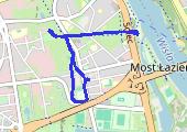 Trasa z dnia 2018-08-19 21:16 - mapa trasy gps - marsz
