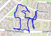 Trasa z dnia 2013-07-11 05:31 - mapa trasy gps - marsz