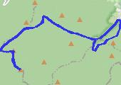 Leśny Dworek - Kalenica - mapa trasy gps - marsz