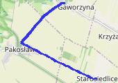 Trasa z dnia 2018-08-22 19:29 - mapa trasy gps - bieganie