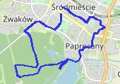 Trasa z dnia 2018-08-24 20:05 - mapa trasy gps - bieganie