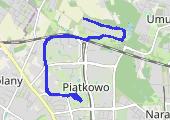 Trasa z dnia 2018-08-26 20:53 - mapa trasy gps - bieganie
